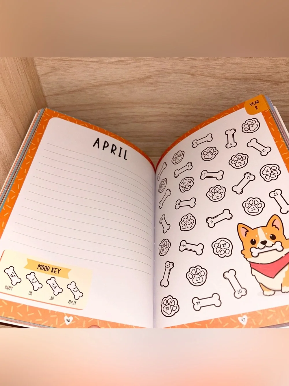 Cute Girly Cherry Journaling Bundle - Mood Tracker Coloring and Journal